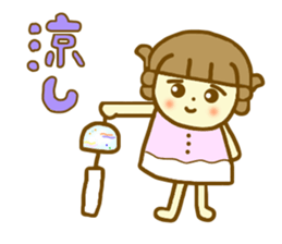 Summer sticker  Azuki chan sticker #6418453