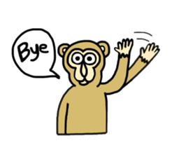 Chaneenoy - funny monkey sticker #6418475