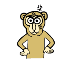 Chaneenoy - funny monkey sticker #6418477