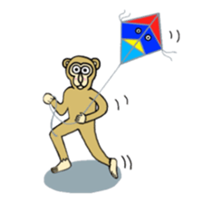 Chaneenoy - funny monkey sticker #6418482