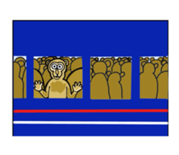 Chaneenoy - funny monkey sticker #6418485