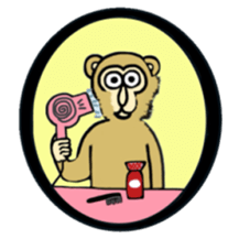 Chaneenoy - funny monkey sticker #6418489