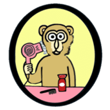 Chaneenoy - funny monkey sticker #6418489