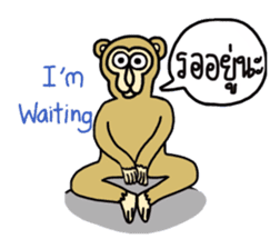 Chaneenoy - funny monkey sticker #6418490