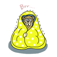 Chaneenoy - funny monkey sticker #6418491