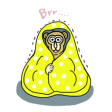 Chaneenoy - funny monkey sticker #6418491