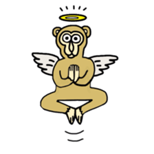 Chaneenoy - funny monkey sticker #6418499