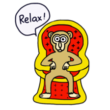 Chaneenoy - funny monkey sticker #6418505