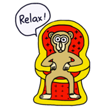 Chaneenoy - funny monkey sticker #6418505