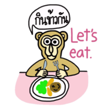 Chaneenoy - funny monkey sticker #6418508