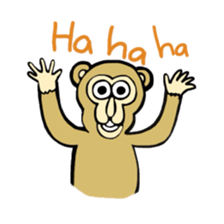 Chaneenoy - funny monkey sticker #6418511