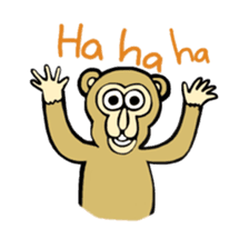 Chaneenoy - funny monkey sticker #6418511