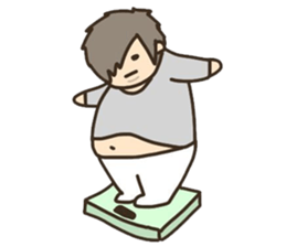 The boy who is some fatties. sticker #6419473