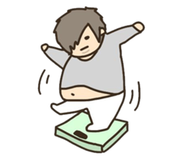 The boy who is some fatties. sticker #6419474