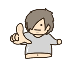 The boy who is some fatties. sticker #6419475