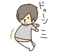 The boy who is some fatties. sticker #6419484