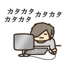 The boy who is some fatties. sticker #6419496