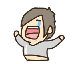 The boy who is some fatties. sticker #6419504