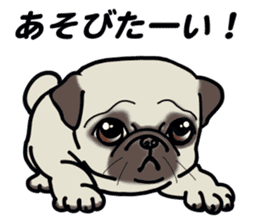 3 Snub-nosed Pups sticker #6420139