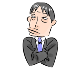 A salaried worker TADOKORO. sticker #6420221