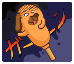 Corn dog2 sticker #6420764
