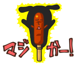 Corn dog2 sticker #6420769