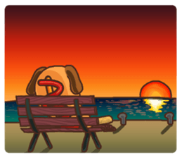 Corn dog2 sticker #6420791