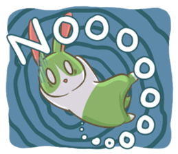 The Green Bunny - English sticker #6420968