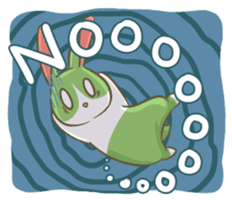 The Green Bunny - English sticker #6420968