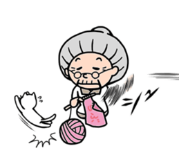 Strongest of grandma sticker #6421205