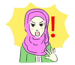 Lovely Aesha (Pastel Hijab) sticker #6421545