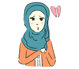 Lovely Aesha (Pastel Hijab) sticker #6421548