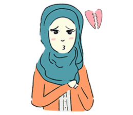 Lovely Aesha (Pastel Hijab) sticker #6421548