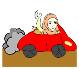 Lovely Aesha (Pastel Hijab) sticker #6421551