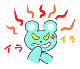 colorful animal flock sticker #6422127