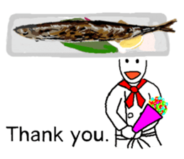 Dull joke dish sticker(English) sticker #6422156