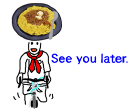 Dull joke dish sticker(English) sticker #6422169