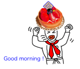 Dull joke dish sticker(English) sticker #6422180