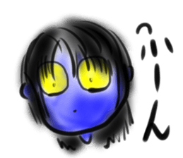 Woman ghost Sticker2 sticker #6422318