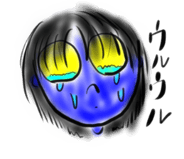 Woman ghost Sticker2 sticker #6422321