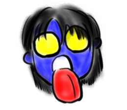 Woman ghost Sticker2 sticker #6422322