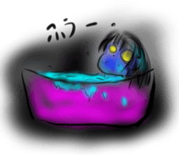 Woman ghost Sticker2 sticker #6422325