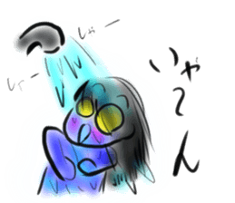 Woman ghost Sticker2 sticker #6422326