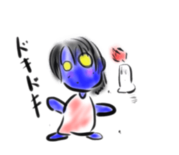 Woman ghost Sticker2 sticker #6422336