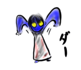 Woman ghost Sticker2 sticker #6422337