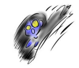 Woman ghost Sticker2 sticker #6422340