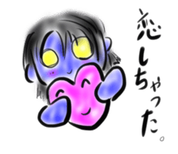 Woman ghost Sticker2 sticker #6422347