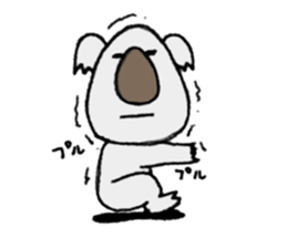 Sobering Koala sticker #6422604