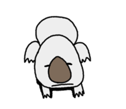 Sobering Koala sticker #6422610