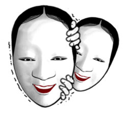 Next of Japanese classical comedy sticker #6422681